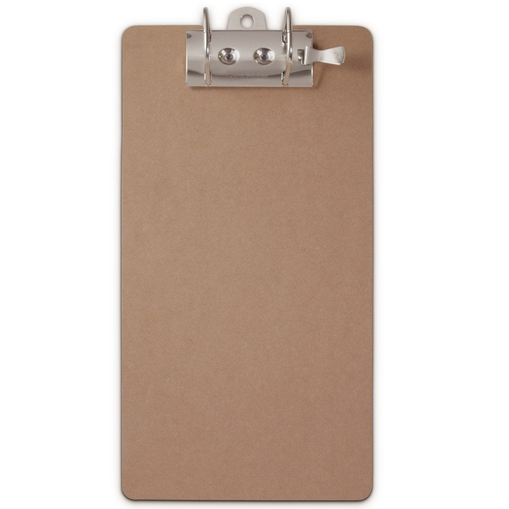 Saunders Lock-O-Matic Archboard Clipboard, 17 1/2inH x 9inW, Legal, Brown