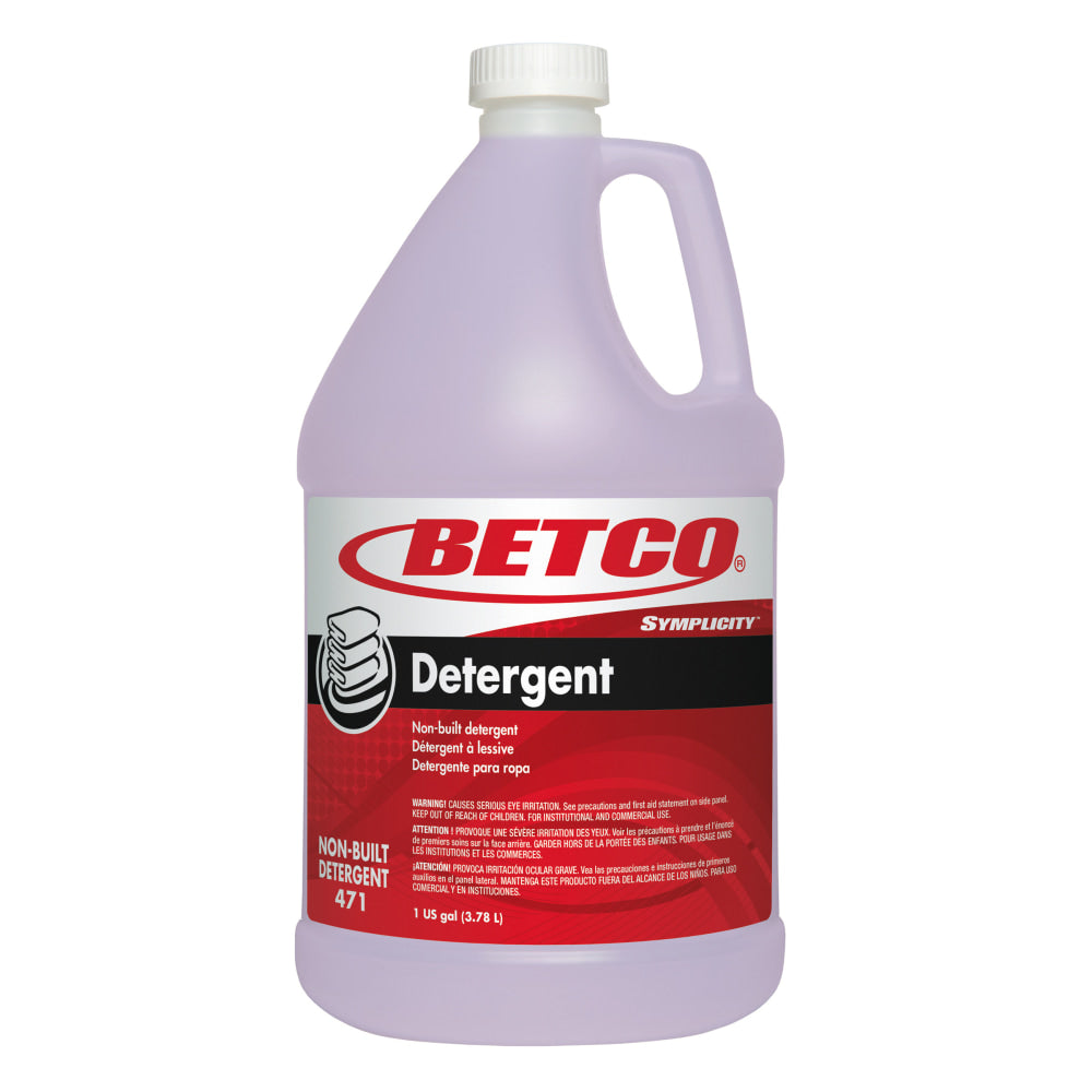 Betco Symplicity Detergent, Fresh Scent, 128 Oz Bottle, Case Of 4