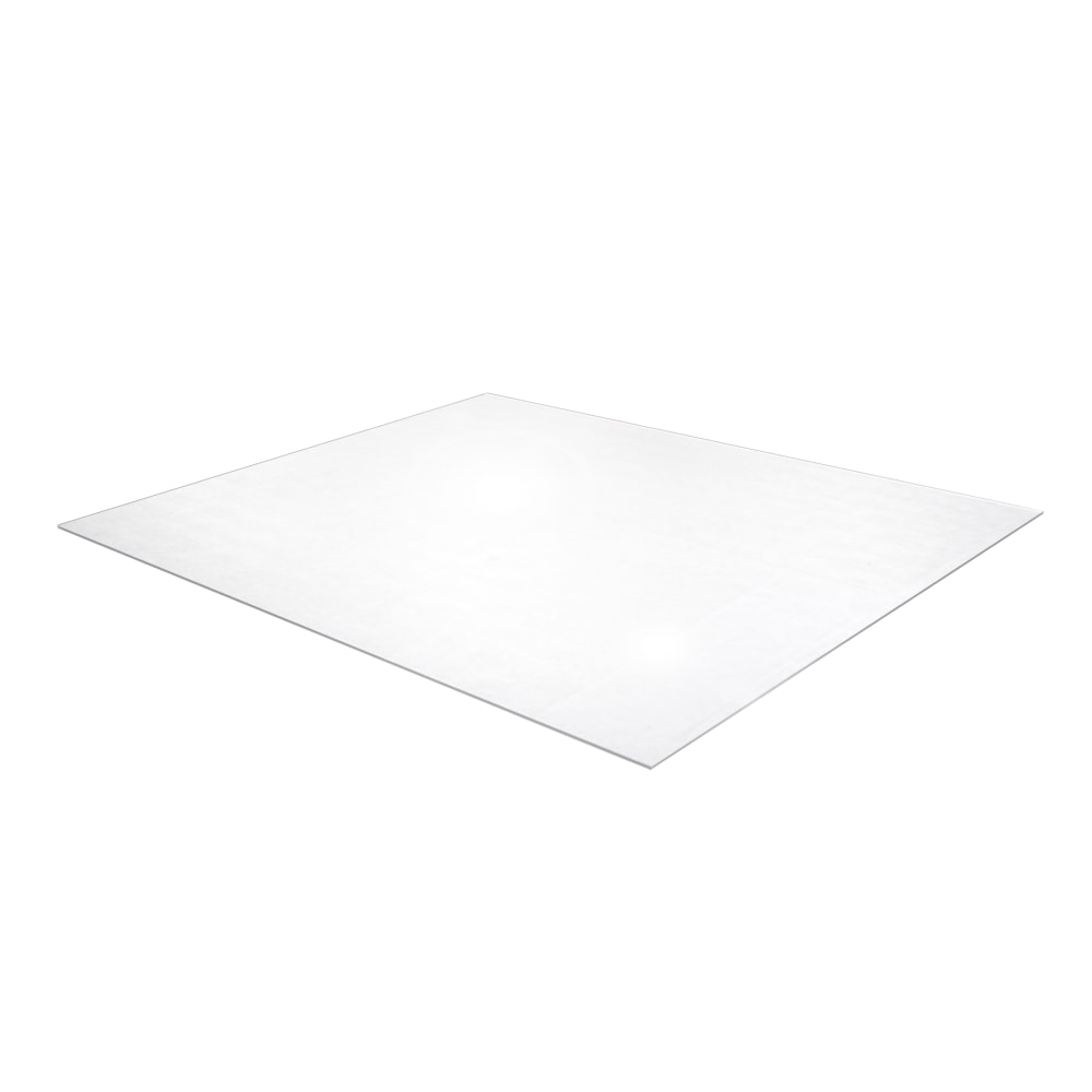 Floortex Advantagemat Vinyl Rectangular Chair Mat For Hard Floors, 48in x 79in, Clear