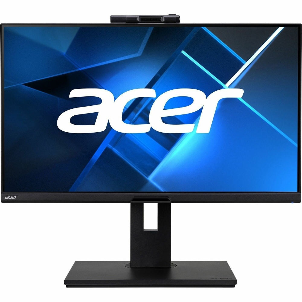 Acer B248Y Webcam Full HD LCD Monitor - 16:9 - Black - 23.8in Viewable - In-plane Switching (IPS) Technology - LED Backlight - 1920 x 1080 - 16.7 Million Colors - 250 Nit - 4 ms - Speakers - HDMI - DisplayPort