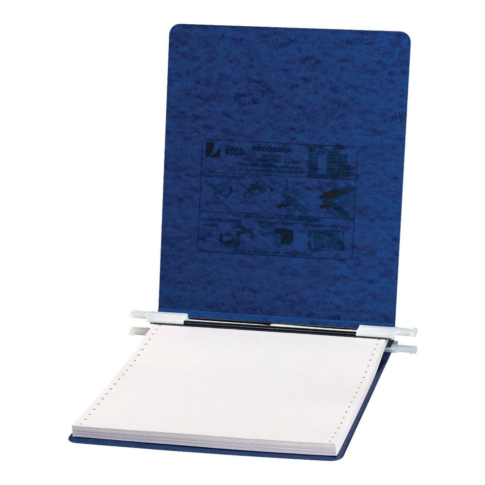 Wilson Jones Presstex Pressboard Data Binder, 50% Recycled, Dark Blue