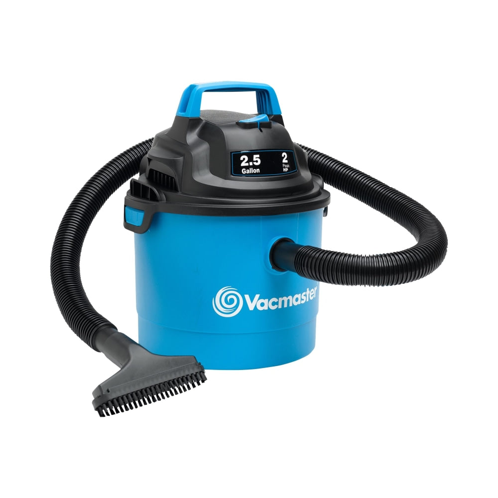 Vacmaster VOM205P Portable Vacuum Cleaner - 1491.40 W Motor - 2.50 gal - Bagged - Hose, Filter, Utility Nozzle, Crevice Tool - Blue