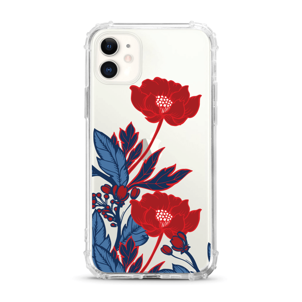 OTM Essentials Tough Edge Case For iPhone 11, Red Poppy, OP-ACP-Z124A