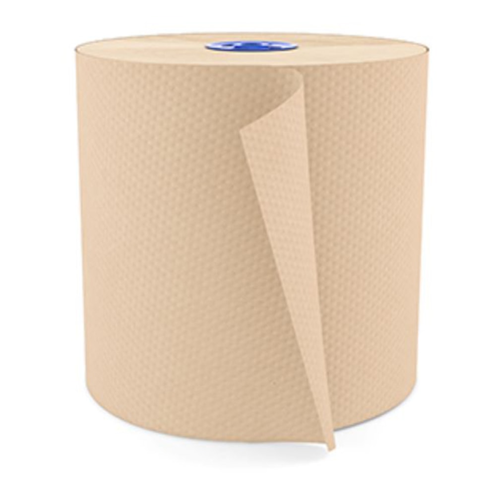 Cascades For Tandem 1-Ply Paper Towels, 100% Recycled, Natural, 775ft Per Roll, Pack Of 6 Rolls