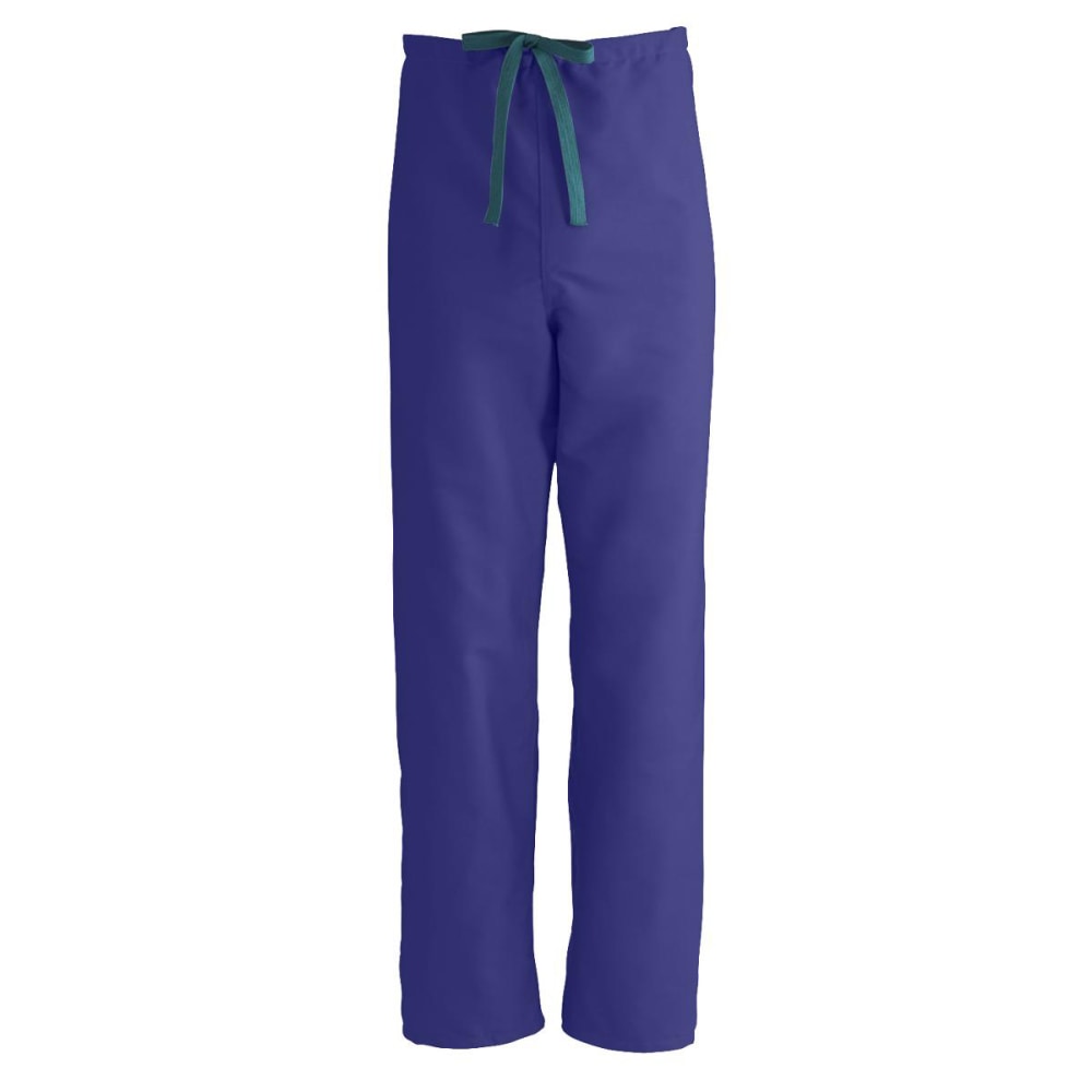 Medline ComfortEase Unisex Reversible Drawstring Pants, 5X, Purple