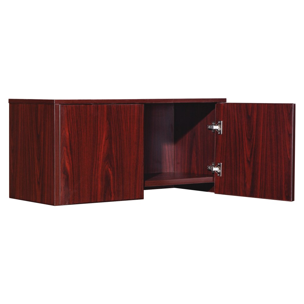 Lorell Essentials Series Hutch Door, For 36inW Wall Mount Open Hutch, Mahogany