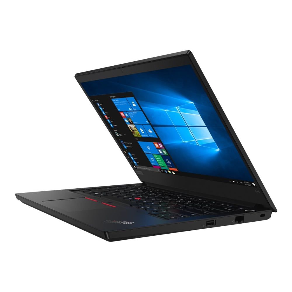 Lenovo ThinkPad E14 20RA004WUS 14in Notebook - 1920 x 1080 - Core i5 i5-10210U - 8 GB RAM - 1 TB HDD - Black - Windows 10 Pro 64-bit - Intel UHD Graphics - In-plane Switching (IPS) Technology - English Keyboard