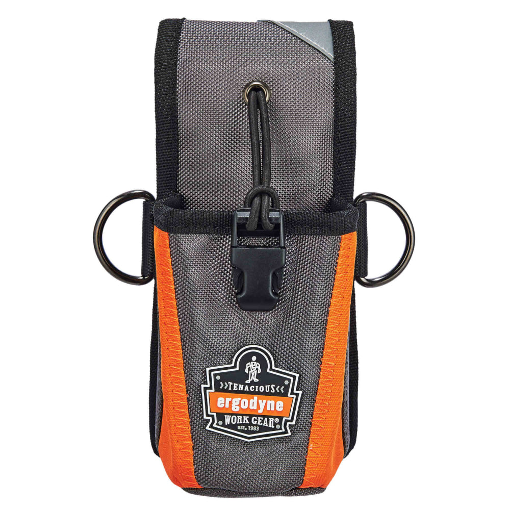 Ergodyne Arsenal 5561 Small Tool And Radio Holster, 8-1/2inH x 2-1/2inW x 4-1/2inD, Gray