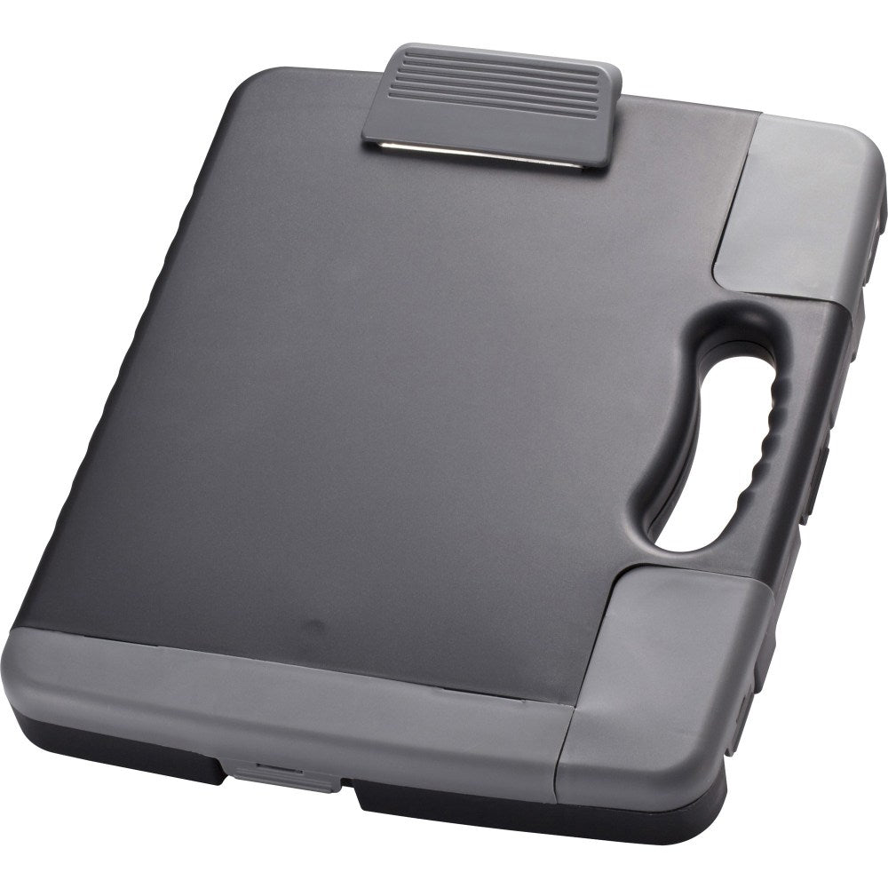 OIC Form Holder Storage Clipboard Case, 11 3/4in x 14 1/2in x 1 1/2in, Gray