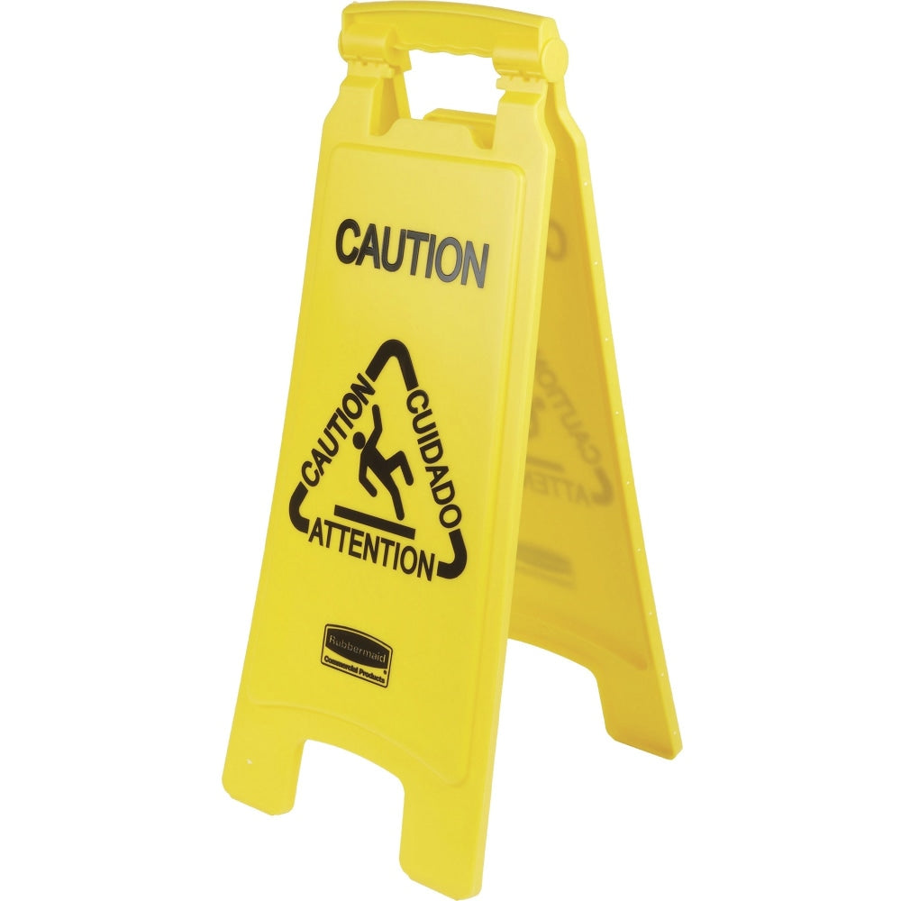 Rubbermaid Multilingual Wet Floor Sign