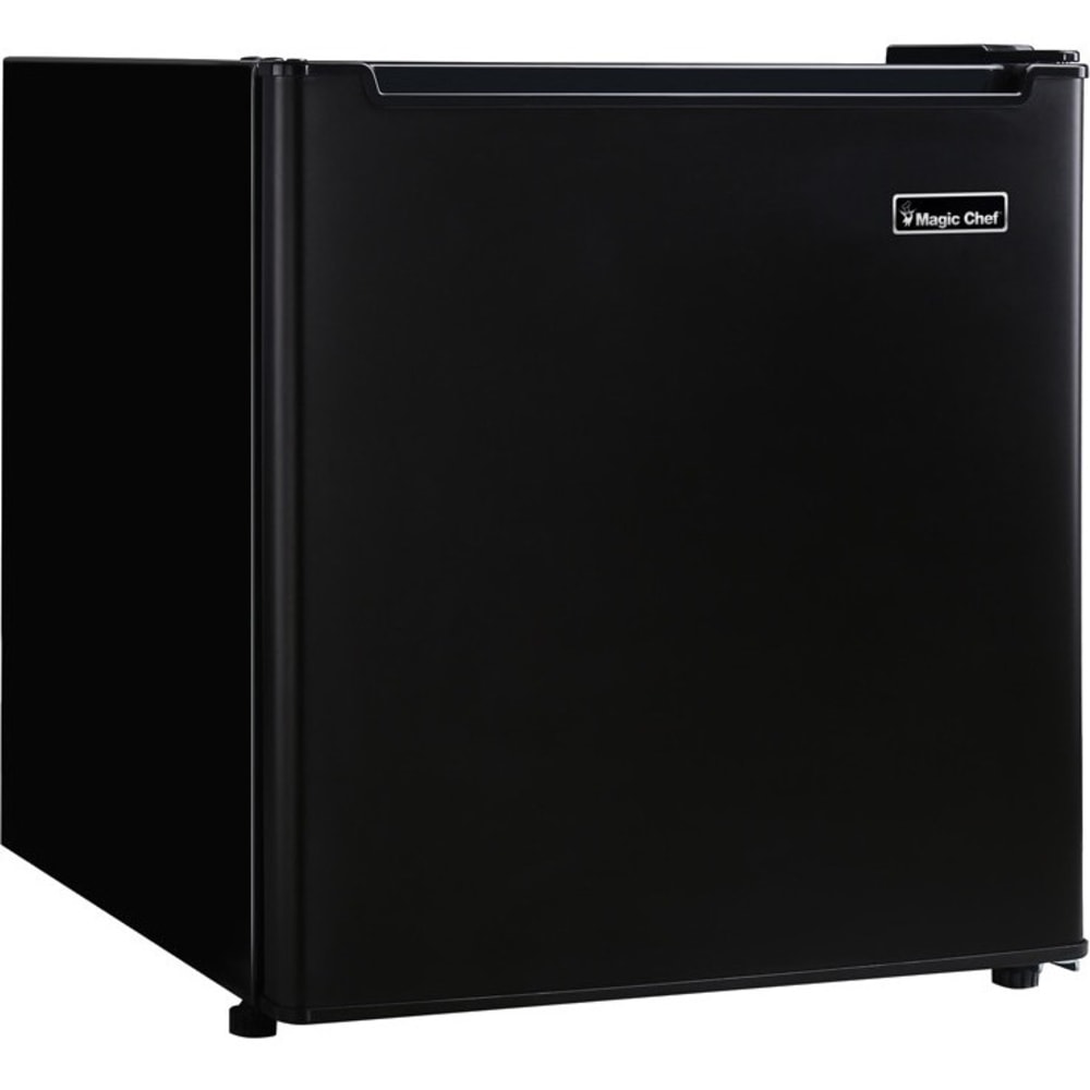 Magic Chef 1.7 cu. ft. Mini Refrigerator - 1.70 ft³ - Auto-defrost - Reversible - 1.70 ft³ Net Refrigerator Capacity - 245 kWh per Year - Black