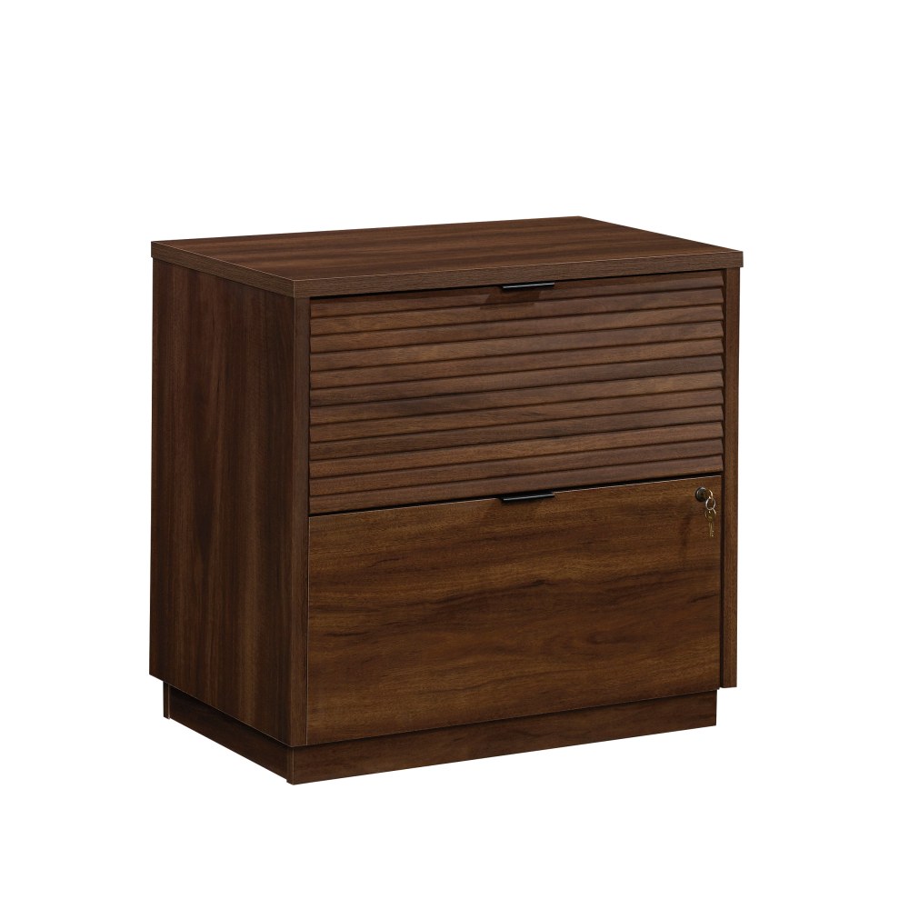 Sauder Palo Alto Commercial 31inW x 19-3/8inD Lateral 2-Drawer File Cabinet, Spiced Mahogany