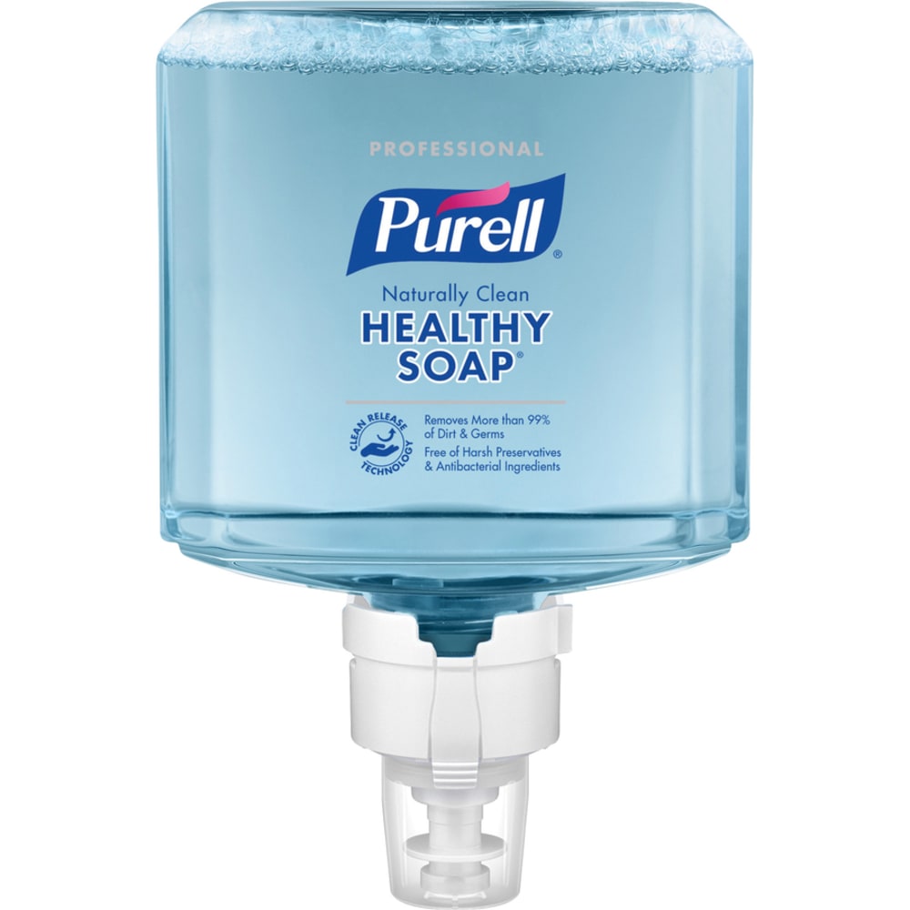 Purell ES8 Professional Naturally Clean Foam Hand Soap, Unscented, 40.5 Oz, Carton Of 2 Refills