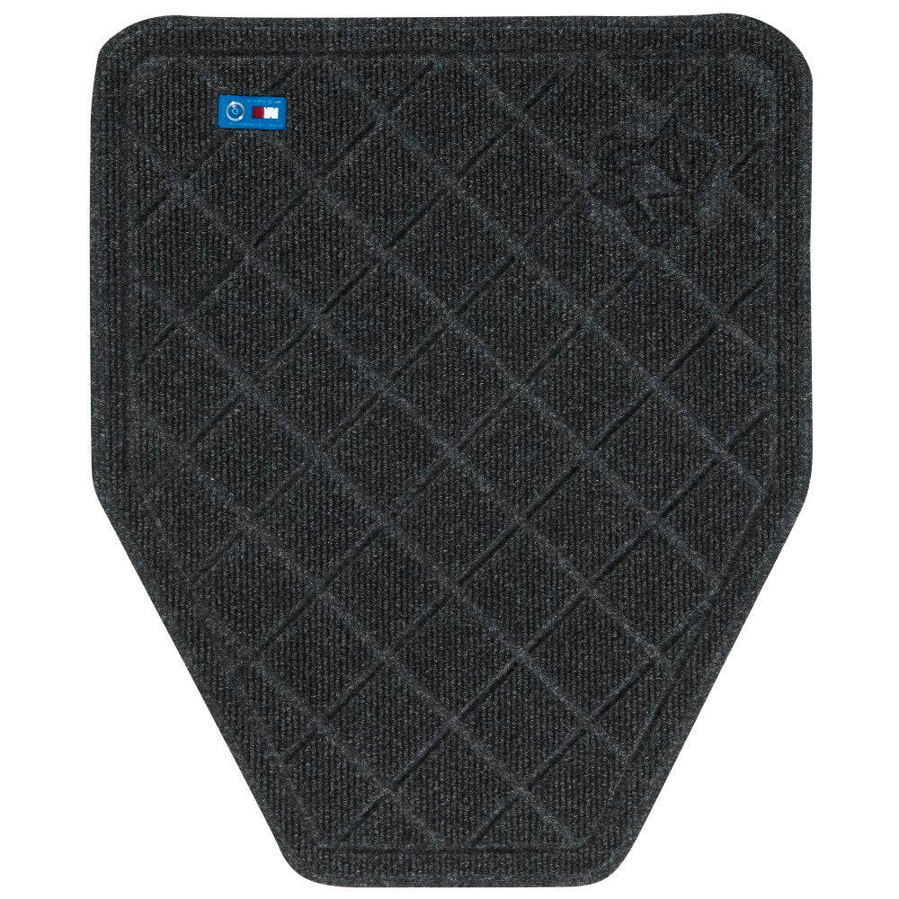 M+A Matting CleanShield Urinal Mats, 17 1/4in x 20 1/2in, Charcoal, Pack Of 6