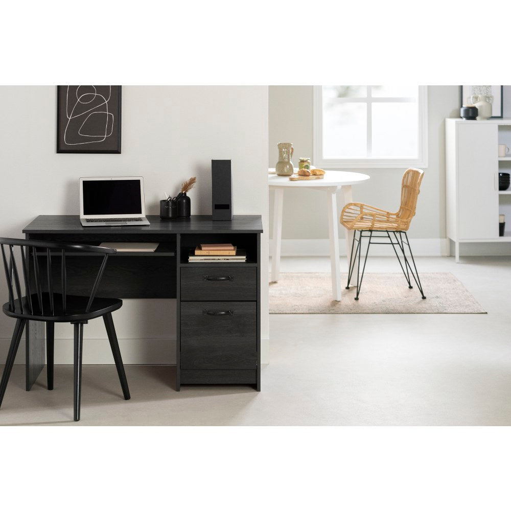 South Shore Tassio 45inW Computer Desk, Gray Oak