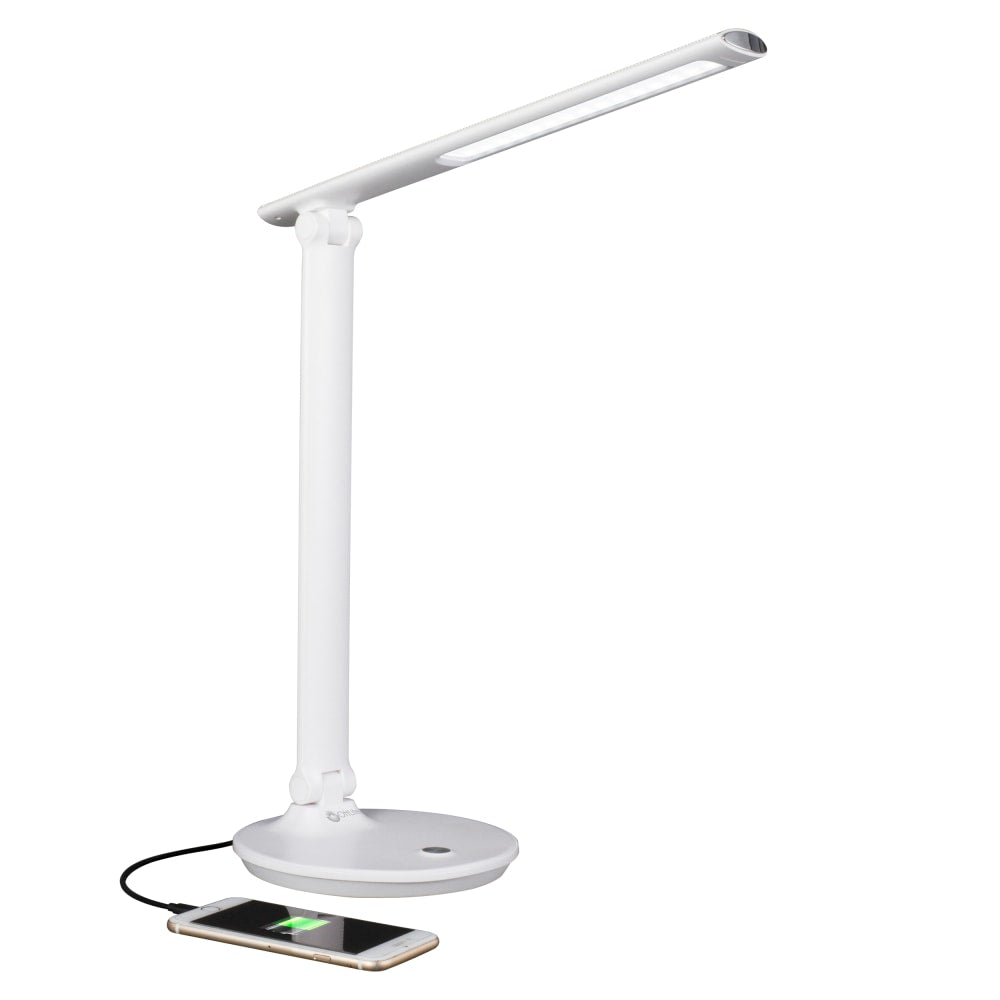 OttLite Emerge LED Desk Lamp, 23inH, White