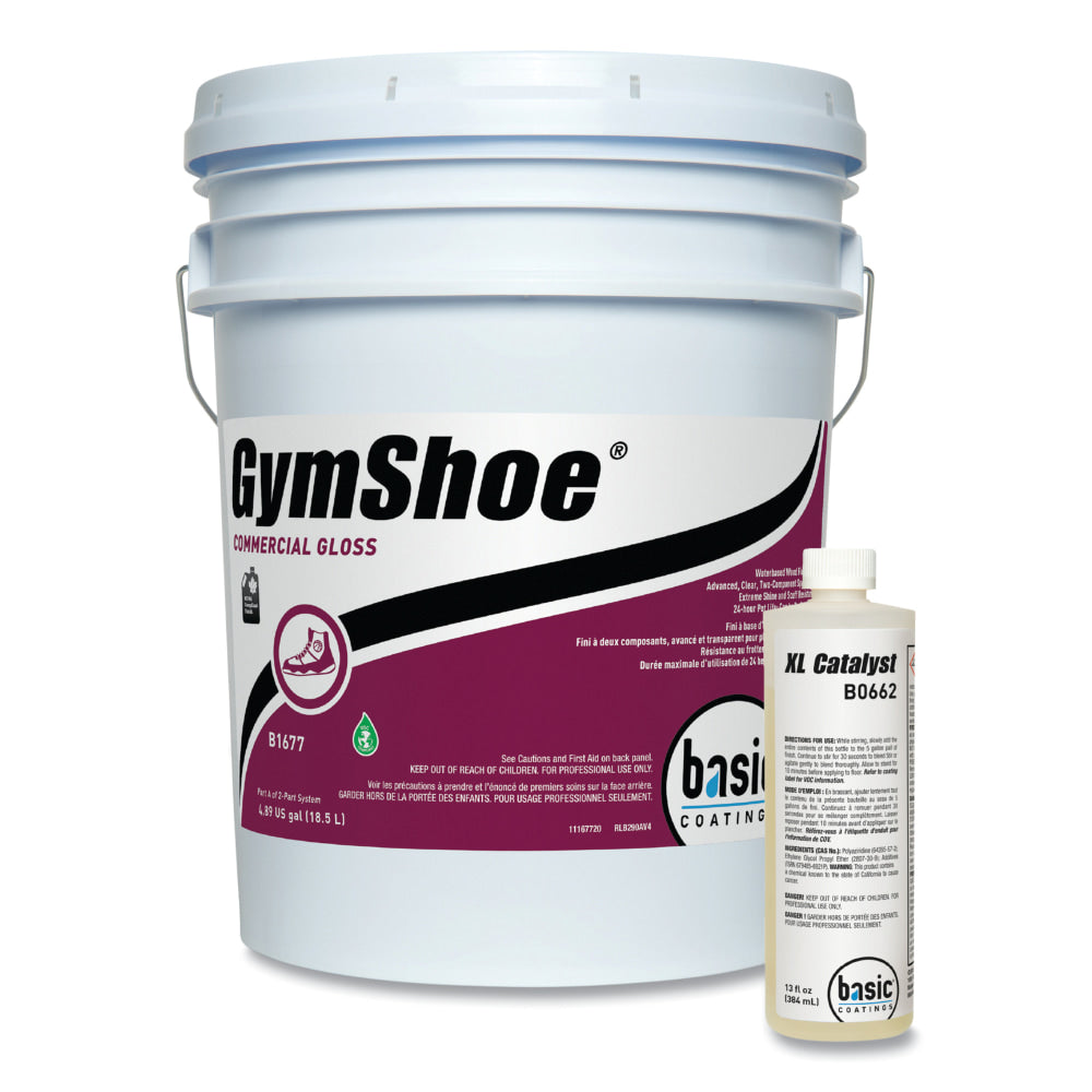 Betco GymShoe Gloss Sport Finish, Mild Scent, 5 Gallon