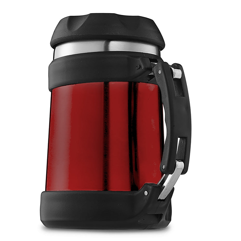 Brentwood Vacuum Stainless-Steel Flask Coffee Thermos, 16.9 Oz, Red