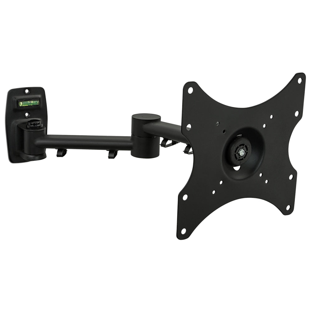 Mount-It! Lockable Wall-Mount Bracket For 13 - 42in TVs, 9.3inH x 11inW x 3.5inD, Black