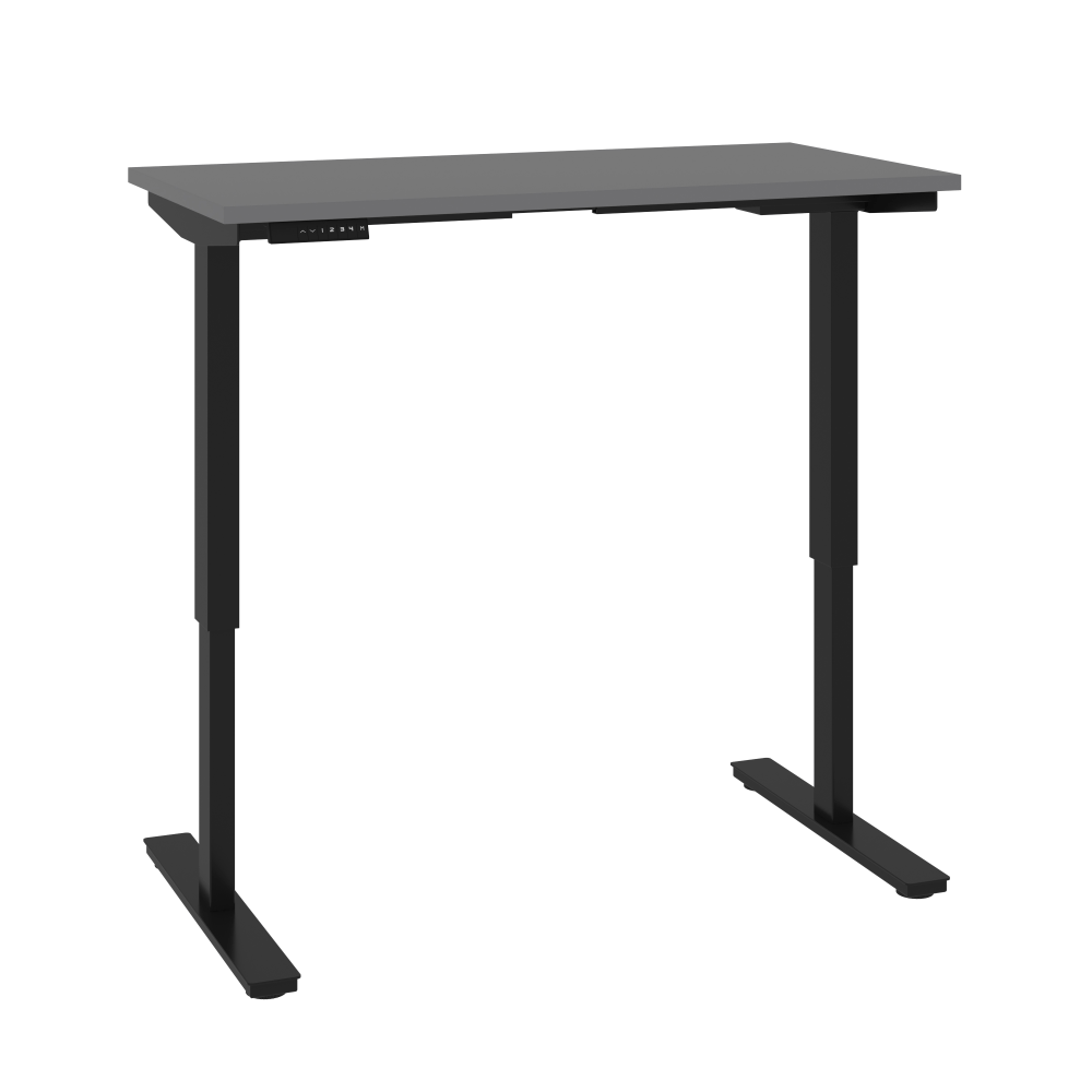 Bestar Universel Electric 48inW Standing Desk, Electric, Slate