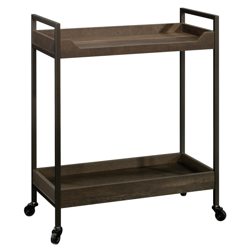 Sauder North Avenue Multi Purpose Cart, Smoked Oak