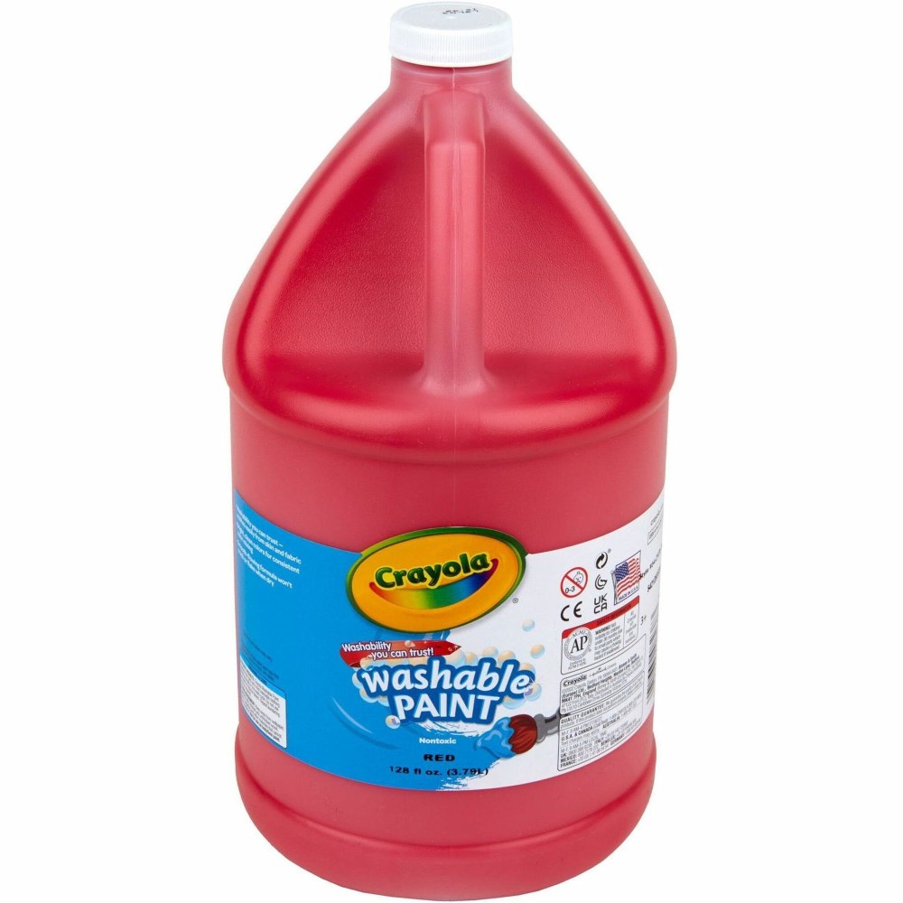 Crayola Washable Paint, Red, Gallon