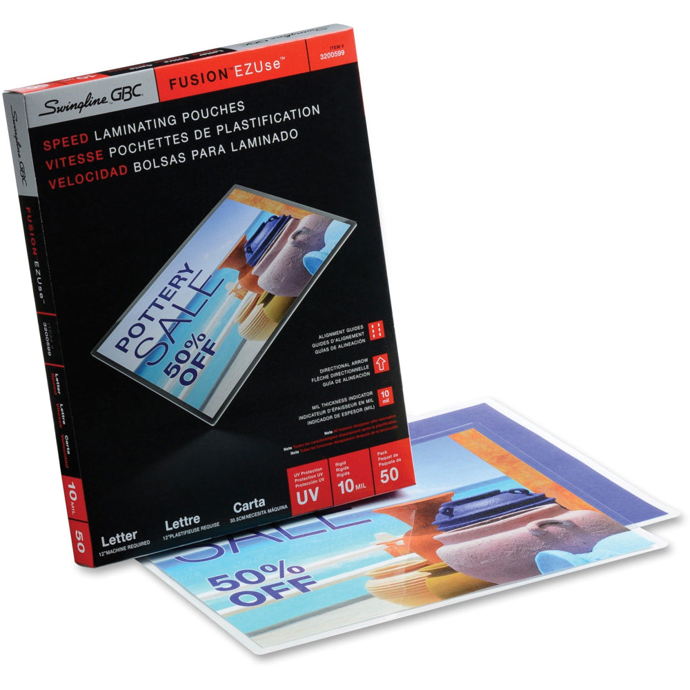 Swingline GBC EZUse Thermal Laminating Pouches