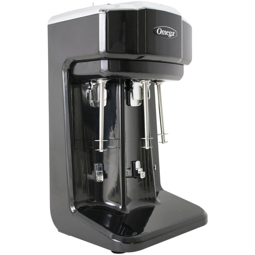 Omega M3000 Triple Spindle Milkshake Maker, Black/Silver