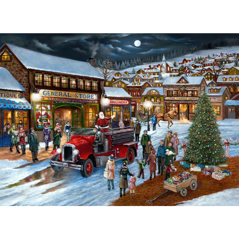 Willow Creek Press 1,000-Piece Puzzle, 26-5/8in x 19-1/4in, Winter Christmas