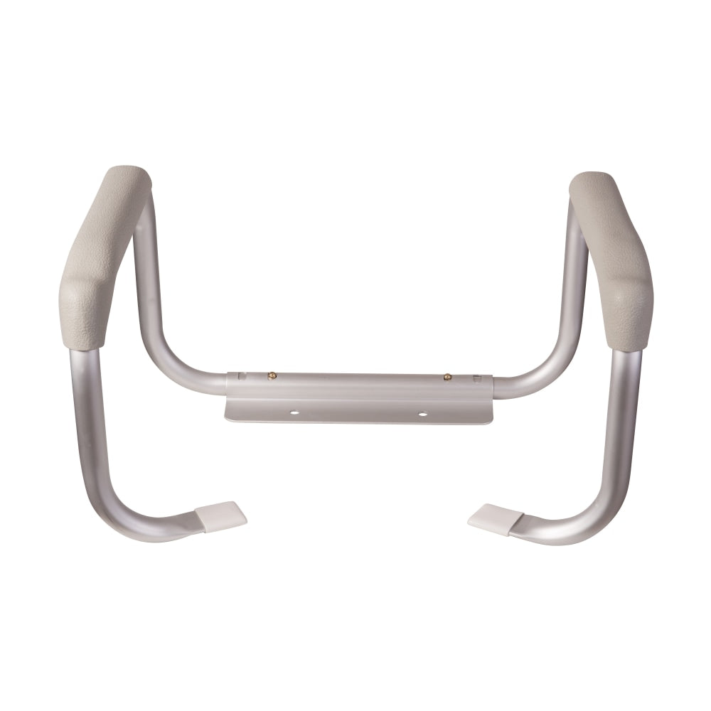 DMI Toilet Safety Arm Support, White/Silver