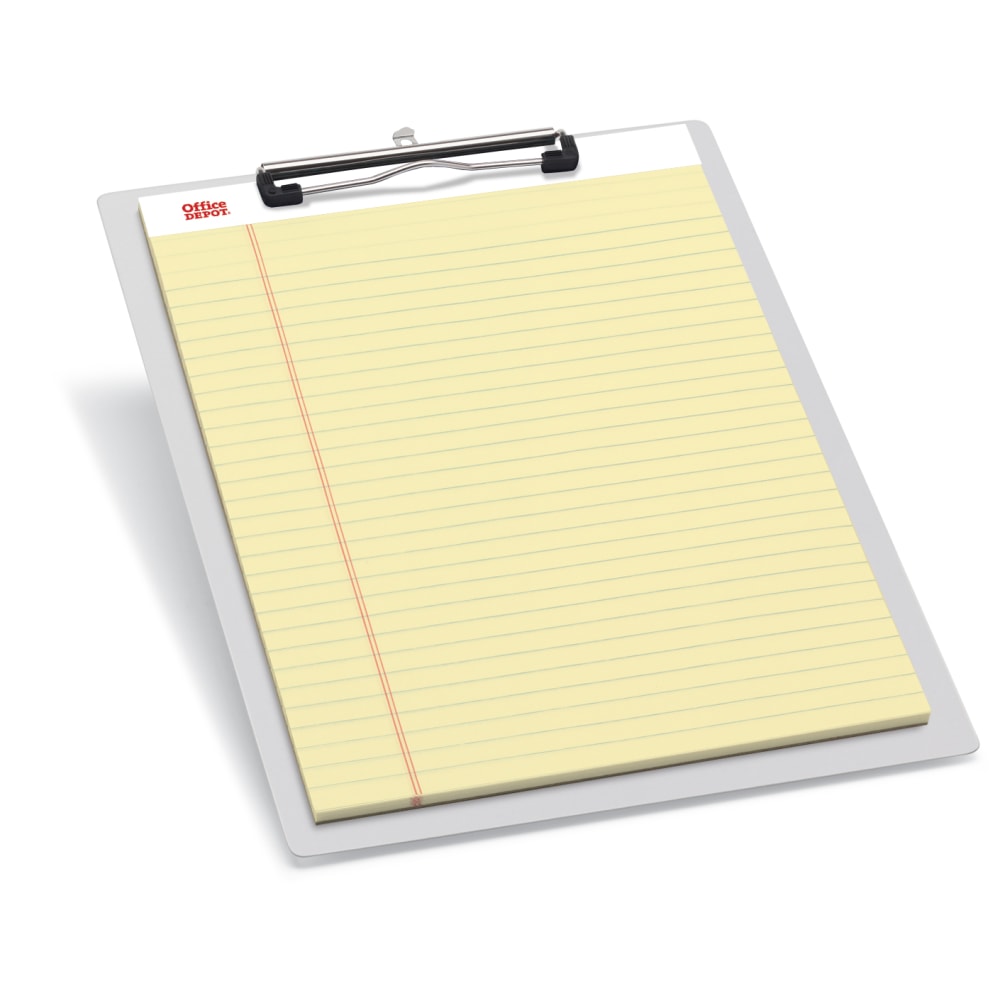 Office Depot Brand Aluminum Clipboard, 9in x 12-1/2in, Silver