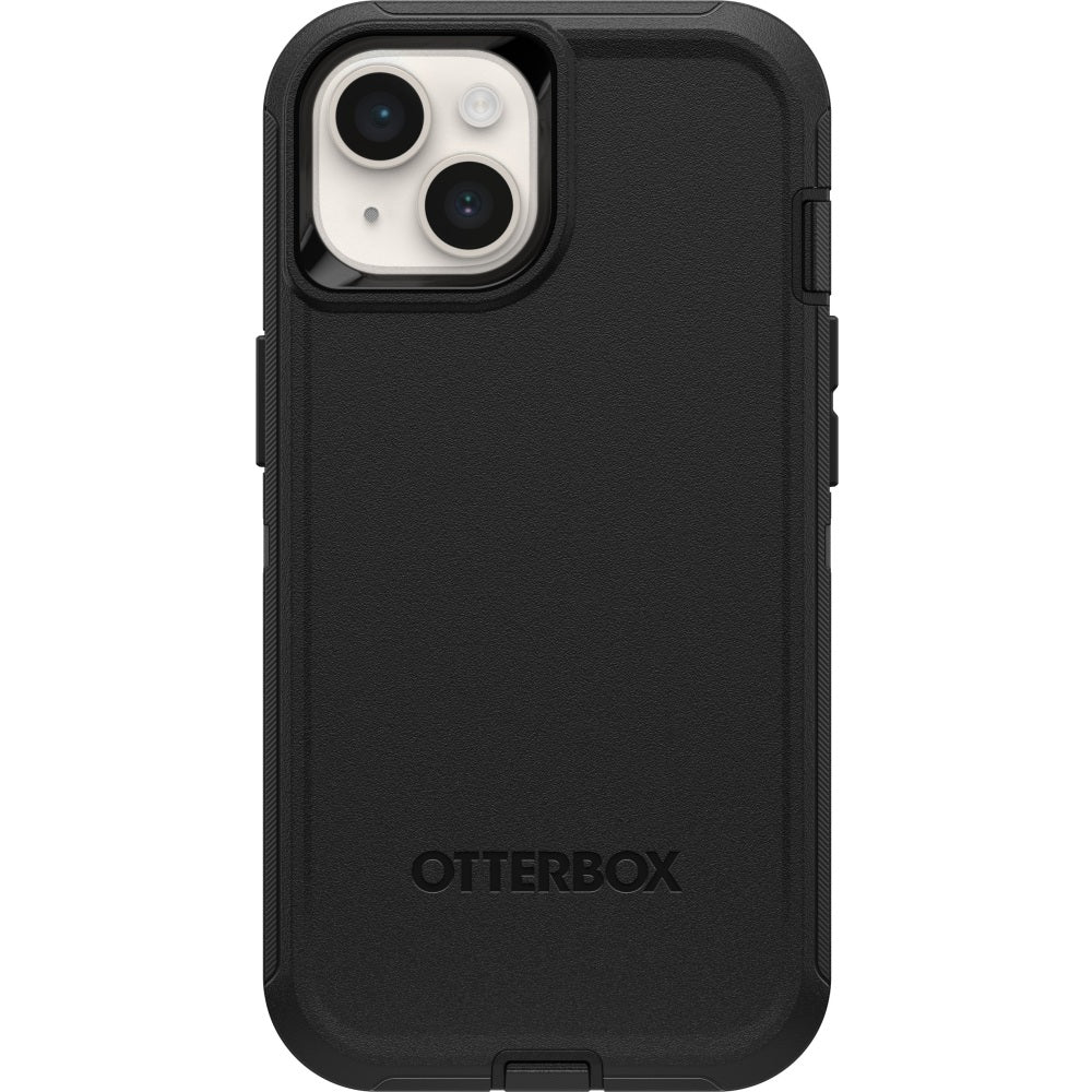 OtterBox Defender Rugged Carrying Case (Holster) For Apple iPhone 14, iPhone 13 Smartphone, Black