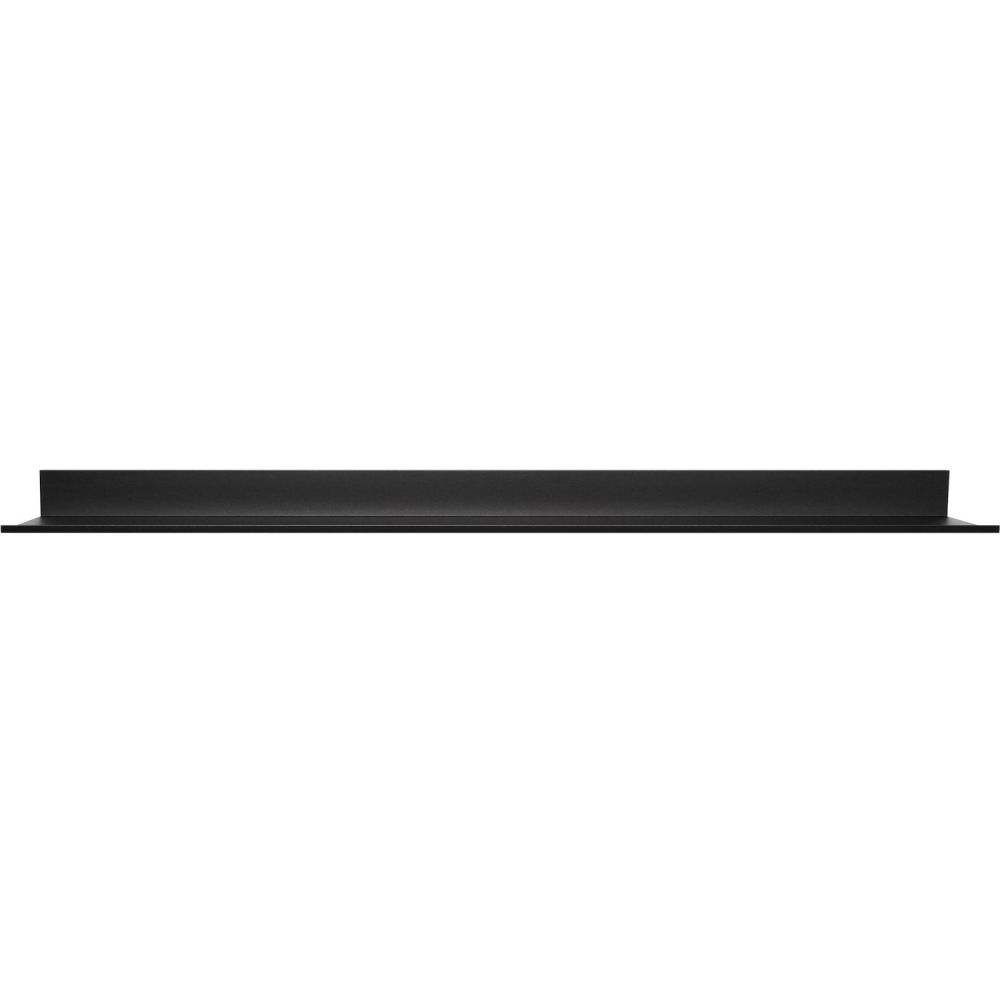 Hangman 48-Inch No-Stud Floating Shelf (Black Powder Coat) - 2.5in Height x 47.9in Width x 4.6in Depth x 4.6in Length - Durable, Rust Proof, Damage Resistant, Sturdy, Easy to Clean - Black - Aluminum