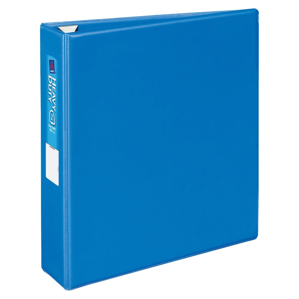 Avery Heavy-Duty 3-Ring Binder With Locking One-Touch EZD Rings, 2in D-Rings, Blue