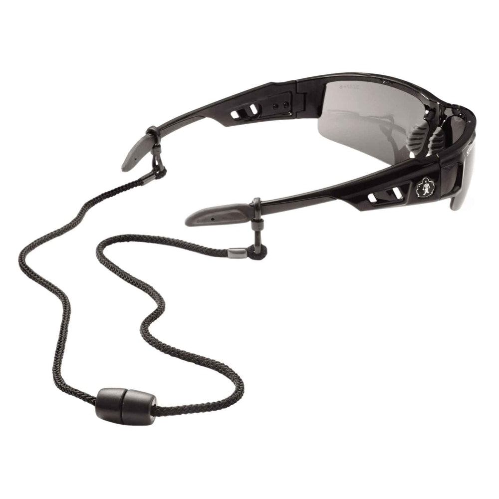 Ergodyne Skullerz 3251 Breakaway Rope Eyewear Lanyards, Black, Pack Of 6 Lanyards