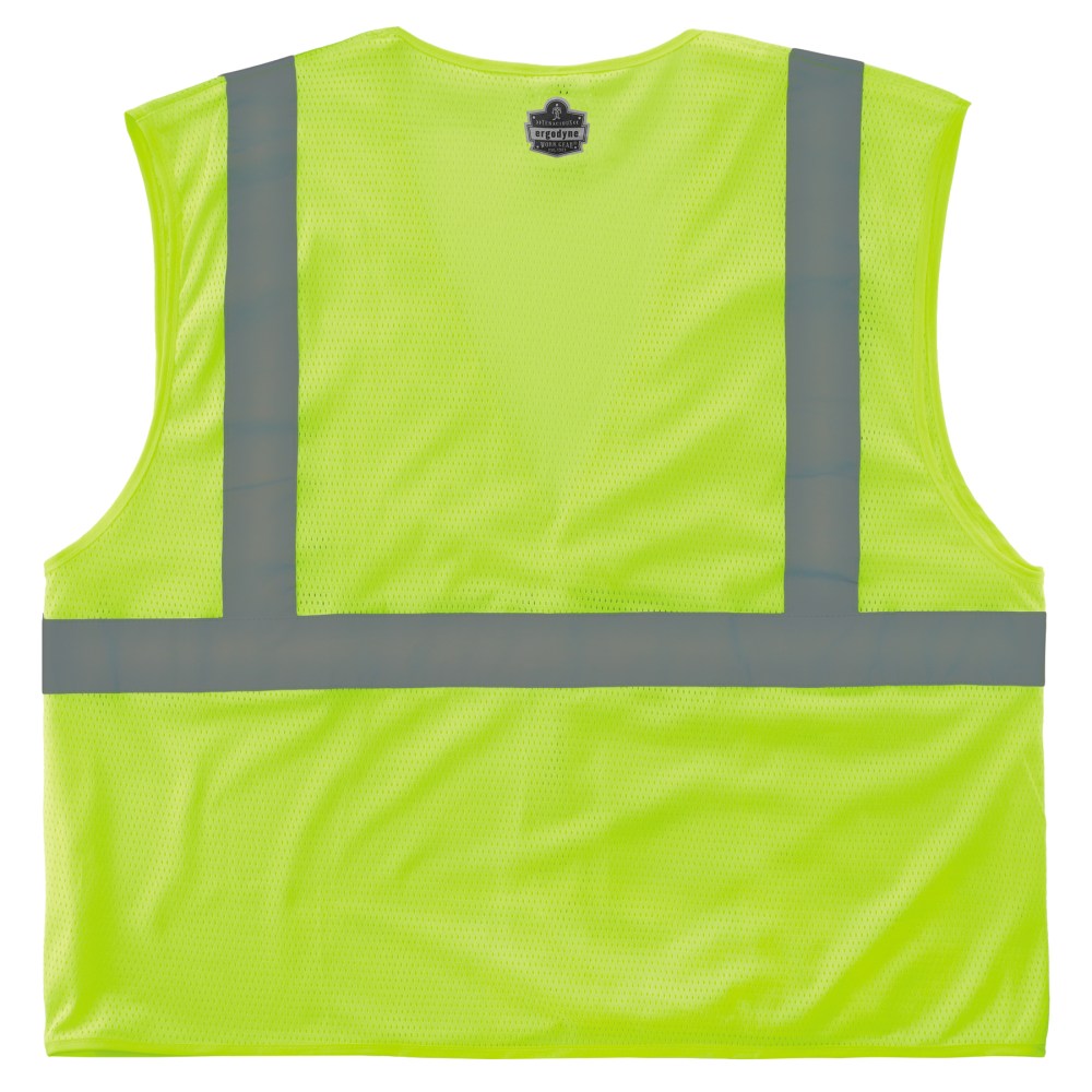 Ergodyne GloWear Mesh Hi-Vis Safety Vest, 4XL, Lime