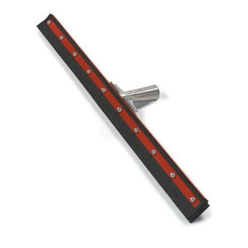 Carlisle Flo-Pac Double Foam Floor Squeegee, 30in, Red/Black