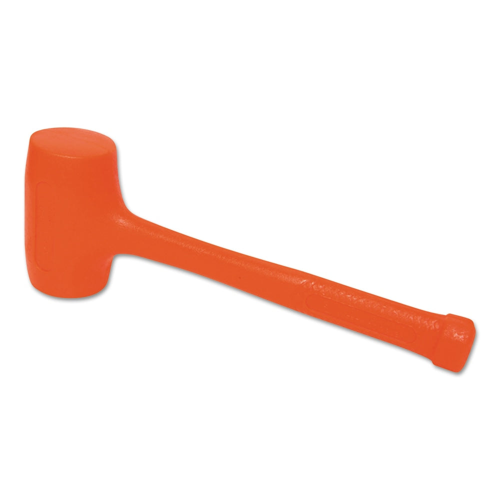 Compo-Cast Standard Head Soft Face Hammer, 52 oz Head, 2-1/2 in Diameter, Orange