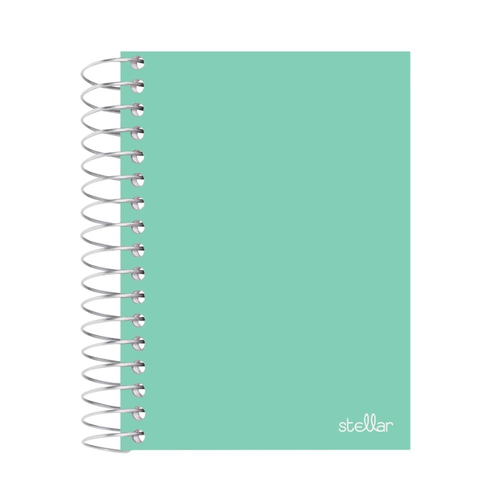 Office Depot Brand Spiral Poly Notebook, 5 1/2in x 3 1/2in, Wide Ruled, 100 Sheets, Assorted Colors (No Color Choice)