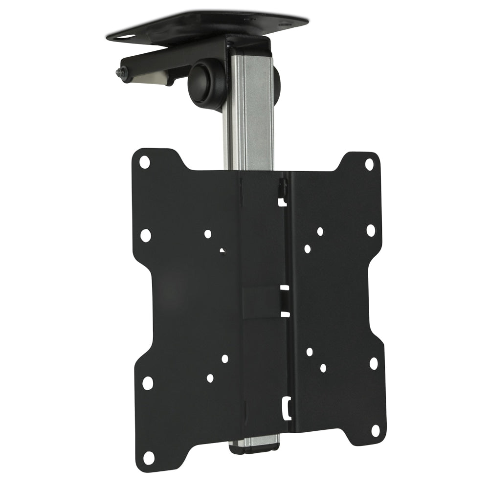 Mount-It! MI-4222 Under Cabinet/Ceiling TV Mount For 17 - 37in TVs, 13inH x 9inW x 4inD, Black