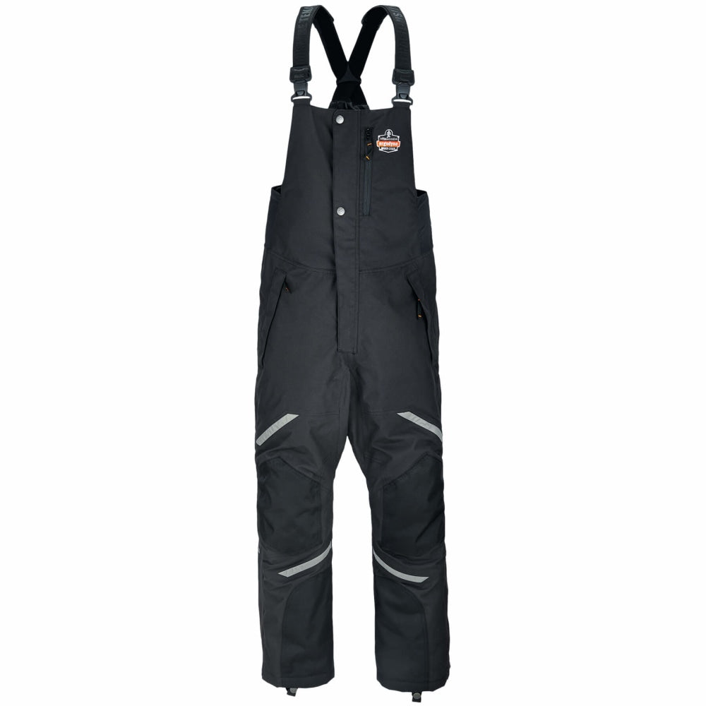 Ergodyne N-Ferno 6471 Thermal Bibs, 3X, Black