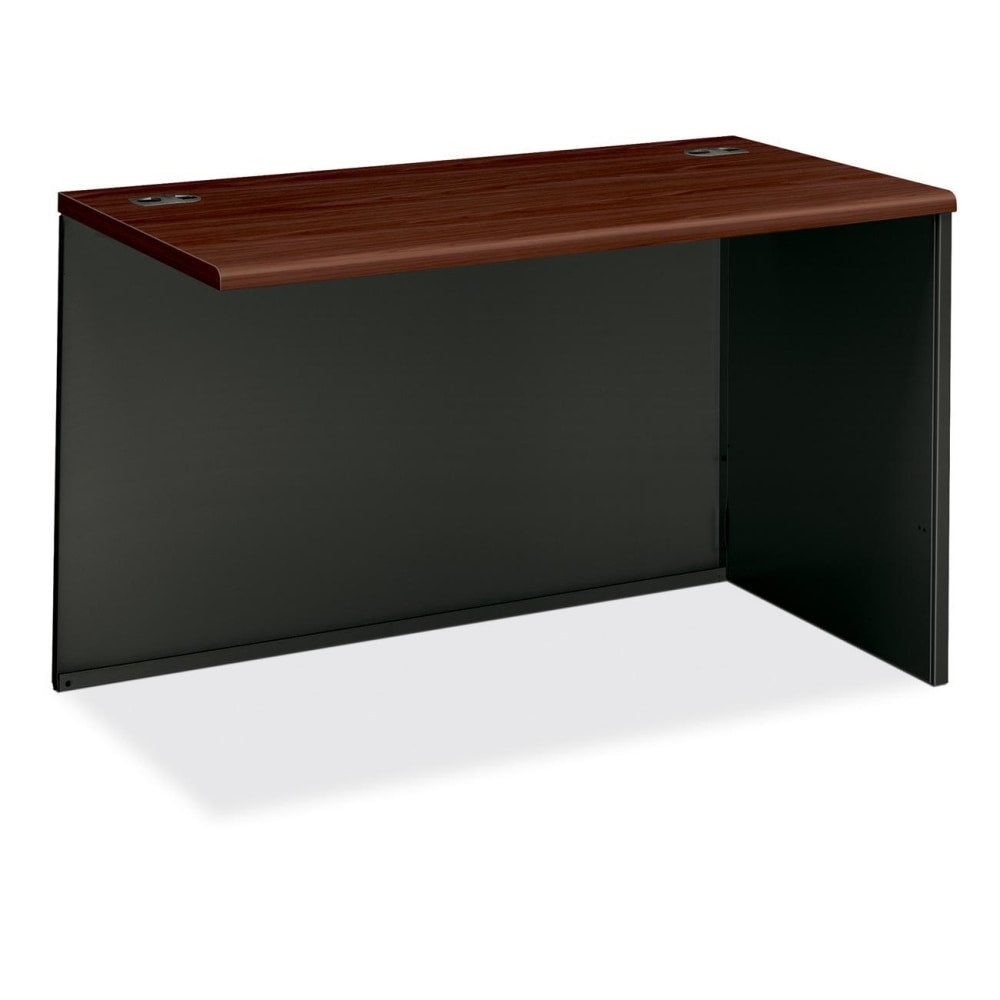 HON 38000 Modular 48inW Right Desk Return, Mahogany/Charcoal