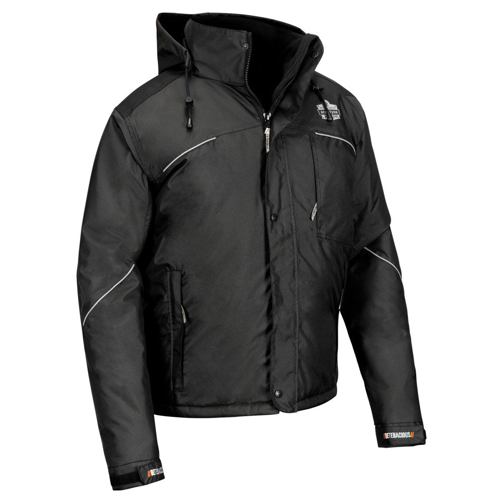 Ergodyne N-Ferno 6467 Winter Work Jacket, 4XL, Black