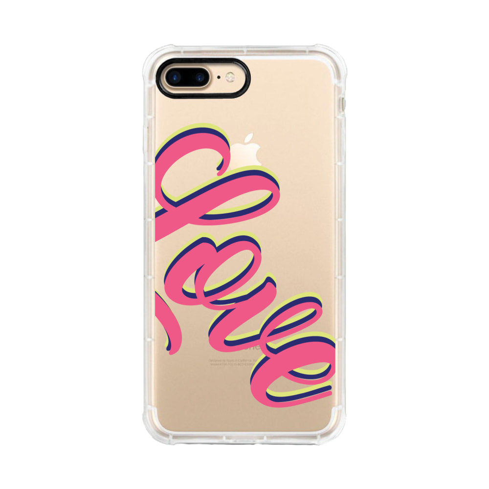 OTM Essentials Tough Edge Case For iPhone 7/8, Neon Love, OP-QP-Z127A