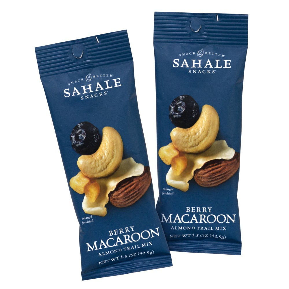 SAHALE Snacks Berry Macaroon Almond Trail Mix, 1.5 oz, 18 Count