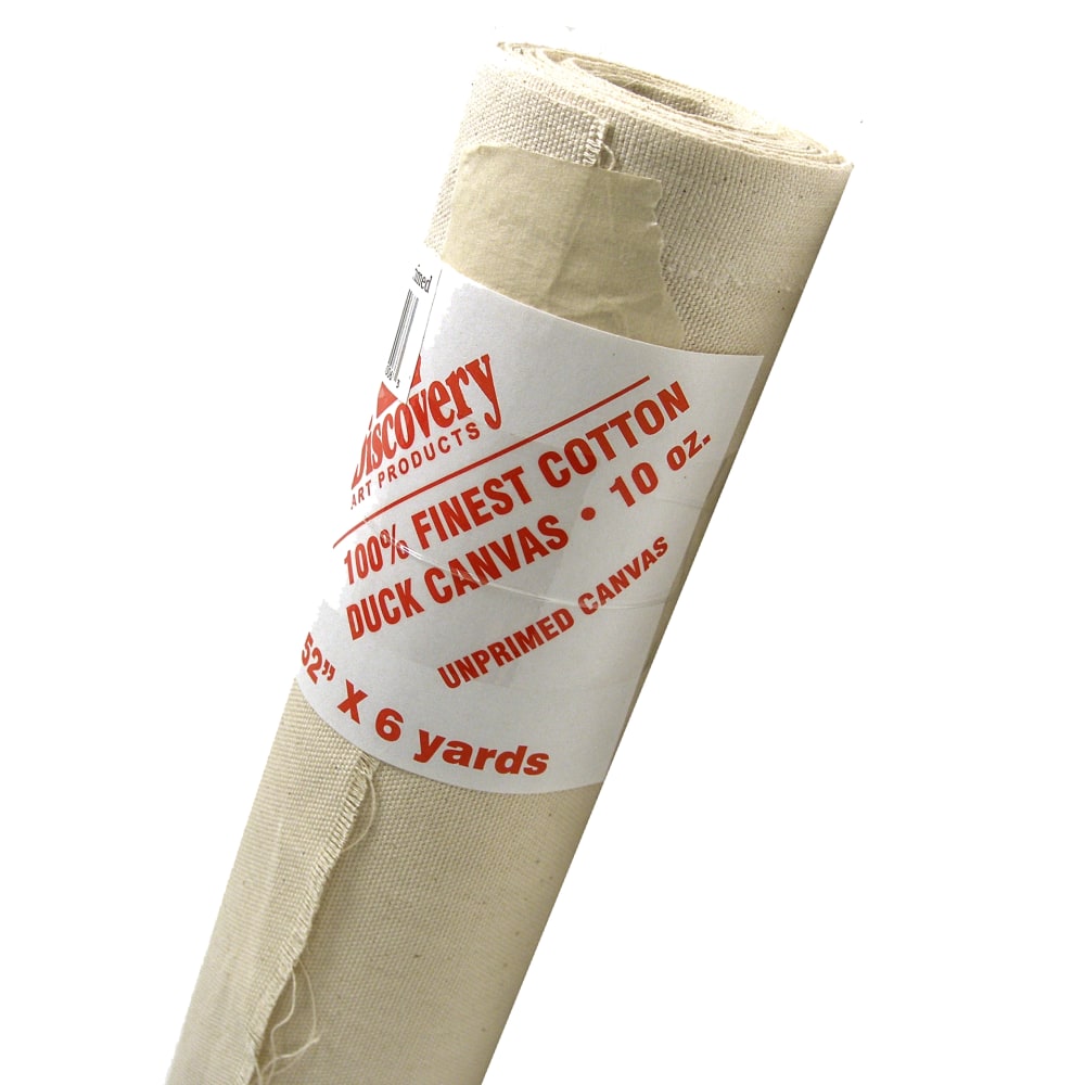 Discovery Unprimed Cotton Canvas Roll, 52in x 6 Yd.