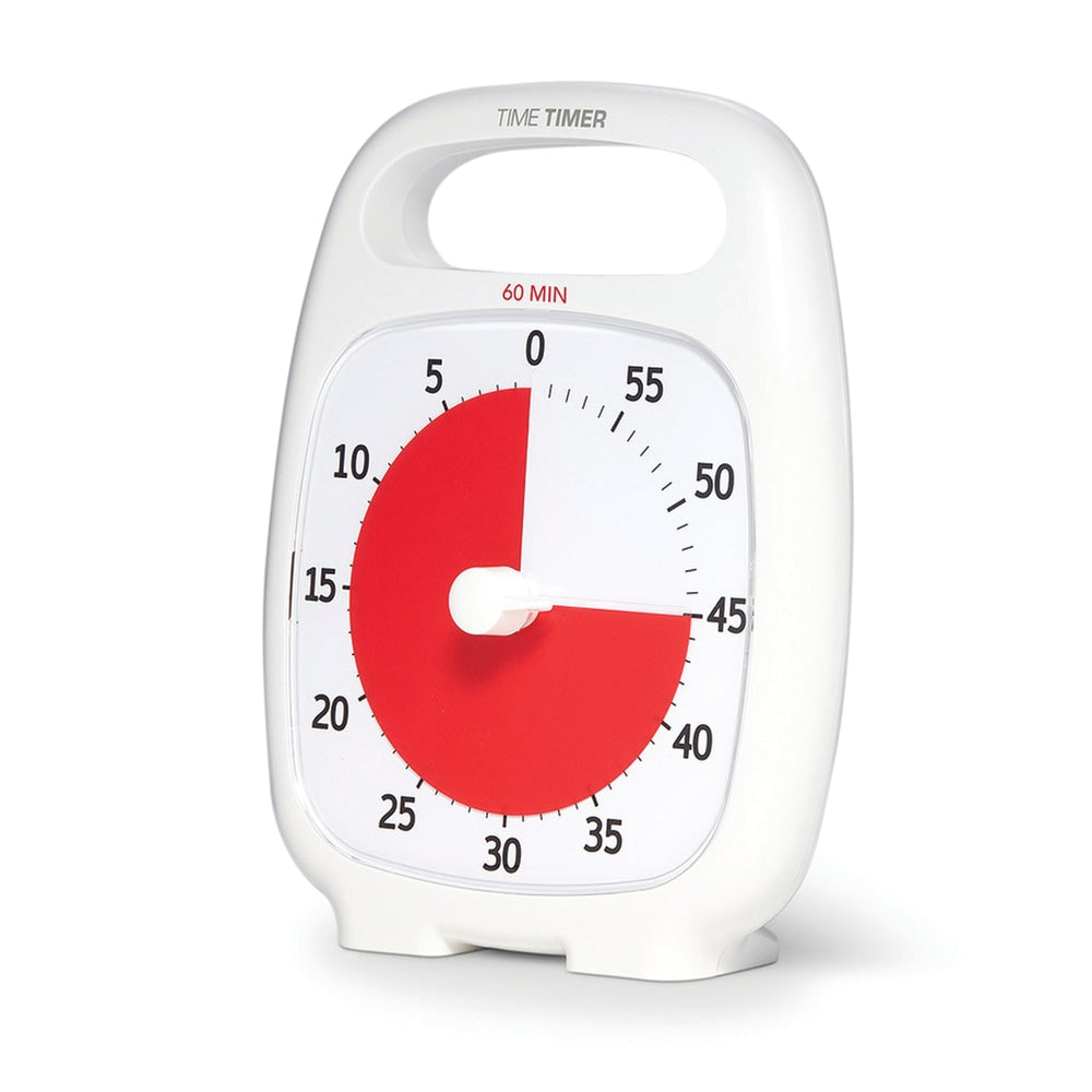 Time Timer PLUS, 60 Minute, White