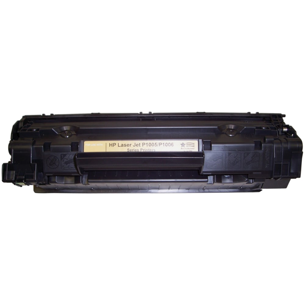 Hoffman Tech Remanufactured Black Toner Cartridge Replacement For HP 35A, CB435A, 845-35A-HTI