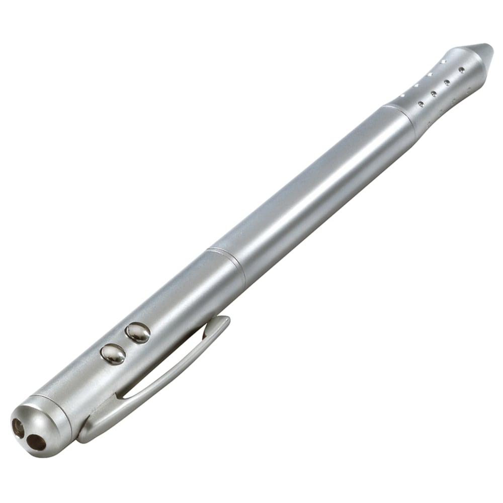 Quartet 4-Function Executive Laser Pointer, Silver