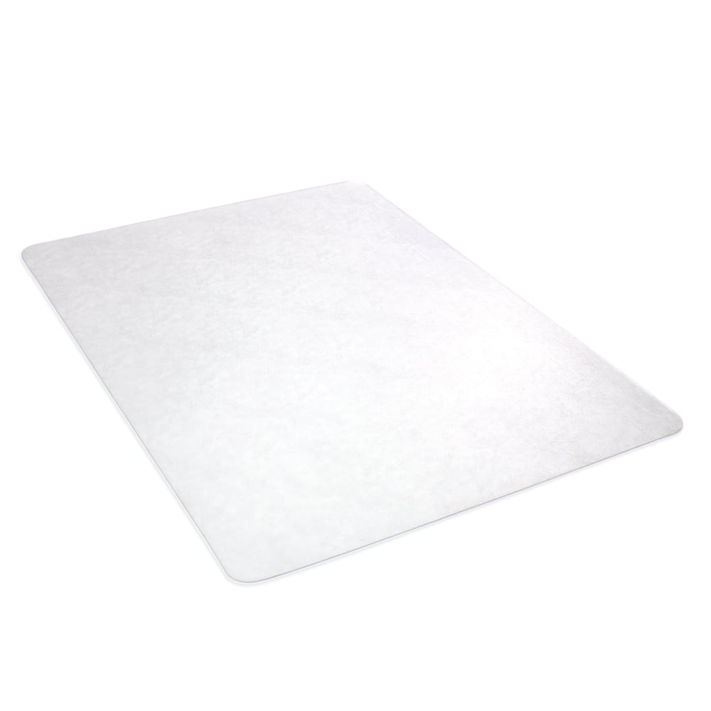 Realspace EconoMat Chair Mats for Hard Floors, Rectangular,  36in x 48in, Clear, Pack Of 25 Chair Mats